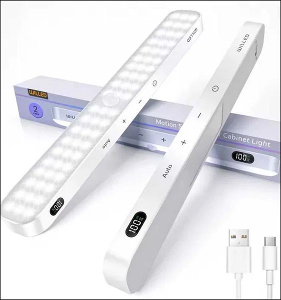 Акумуляторний LED світильник з датчиком руху USB LED-MOTION-RECHARGE фото