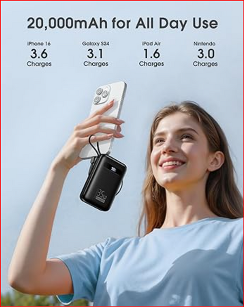 Павербанк VD EnergyQC 20000 mAh 35 W USB-C Power Delivery VD-ENERGYQC-20000-35W фото
