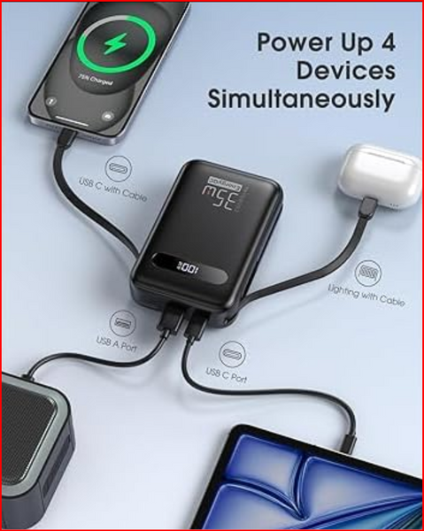 Павербанк VD EnergyQC 20000 mAh 35 W USB-C Power Delivery VD-ENERGYQC-20000-35W фото